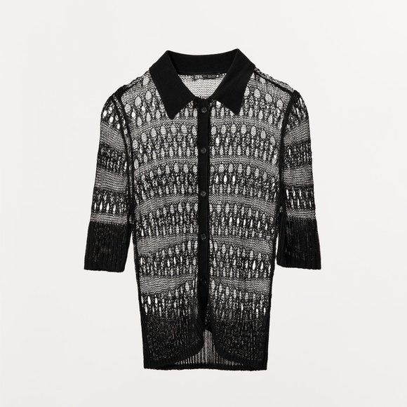 💋 Polo Knitted Button Top NWT *Medium - Picture 4 of 8